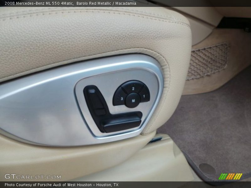 Barolo Red Metallic / Macadamia 2008 Mercedes-Benz ML 550 4Matic