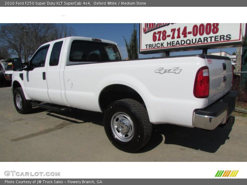 Oxford White / Medium Stone 2010 Ford F250 Super Duty XLT SuperCab 4x4