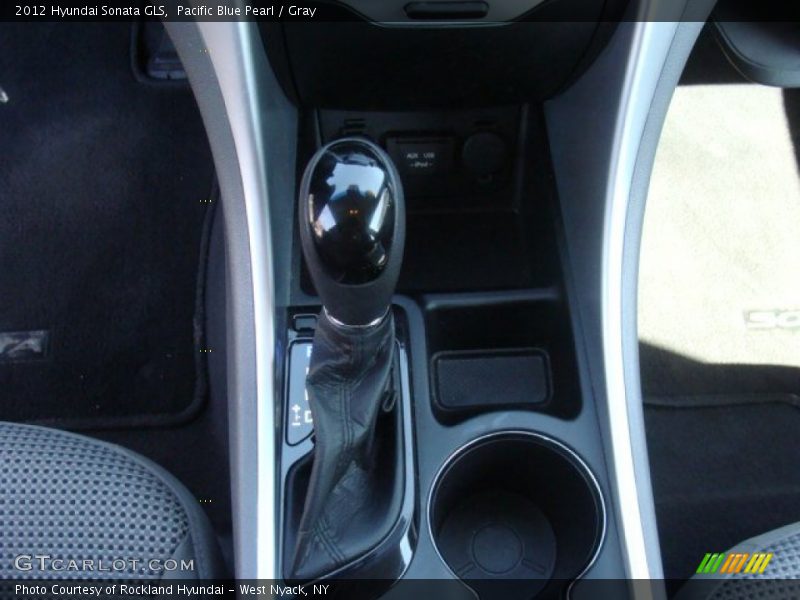 Pacific Blue Pearl / Gray 2012 Hyundai Sonata GLS