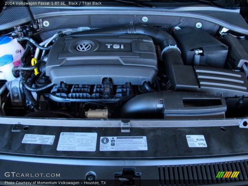  2014 Passat 1.8T SE Engine - 1.8 Liter FSI Turbocharged DOHC 16-Valve VVT 4 Cylinder