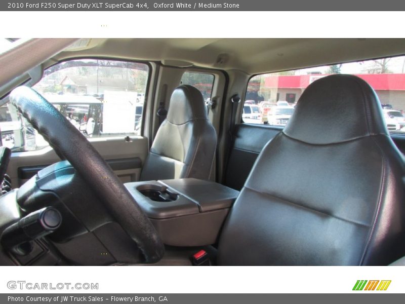 Oxford White / Medium Stone 2010 Ford F250 Super Duty XLT SuperCab 4x4