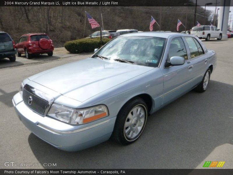 Light Ice Blue Metallic / Light Flint 2004 Mercury Grand Marquis LS
