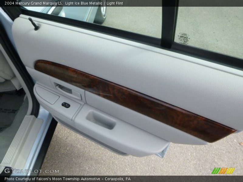 Light Ice Blue Metallic / Light Flint 2004 Mercury Grand Marquis LS