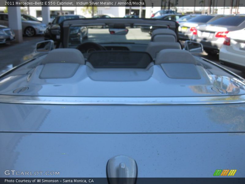 Iridium Silver Metallic / Almond/Mocha 2011 Mercedes-Benz E 550 Cabriolet