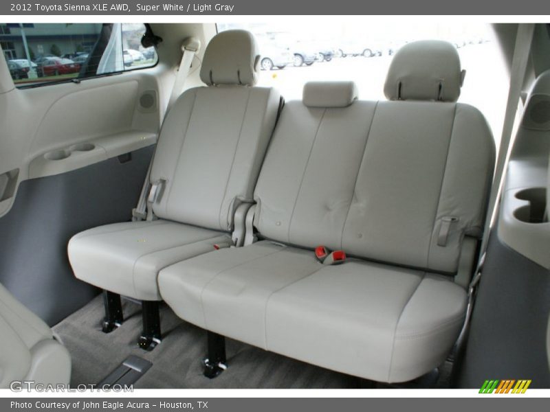Super White / Light Gray 2012 Toyota Sienna XLE AWD