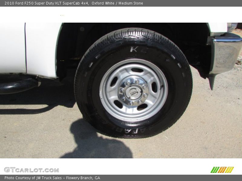 Oxford White / Medium Stone 2010 Ford F250 Super Duty XLT SuperCab 4x4