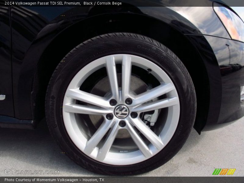 Black / Cornsilk Beige 2014 Volkswagen Passat TDI SEL Premium