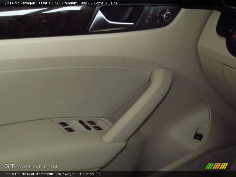 Black / Cornsilk Beige 2014 Volkswagen Passat TDI SEL Premium