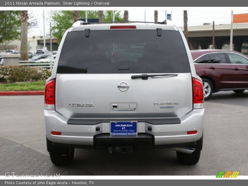 Silver Lightning / Charcoal 2011 Nissan Armada Platinum