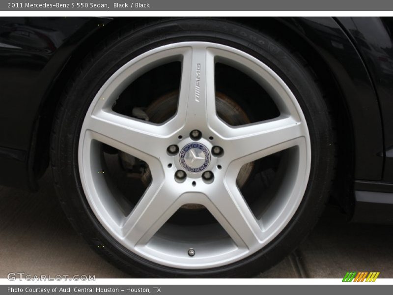 Black / Black 2011 Mercedes-Benz S 550 Sedan