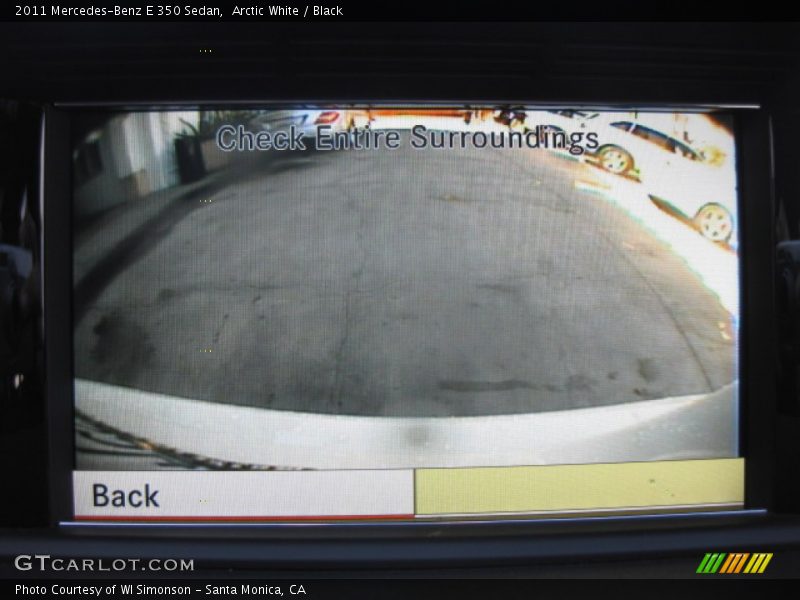 Arctic White / Black 2011 Mercedes-Benz E 350 Sedan