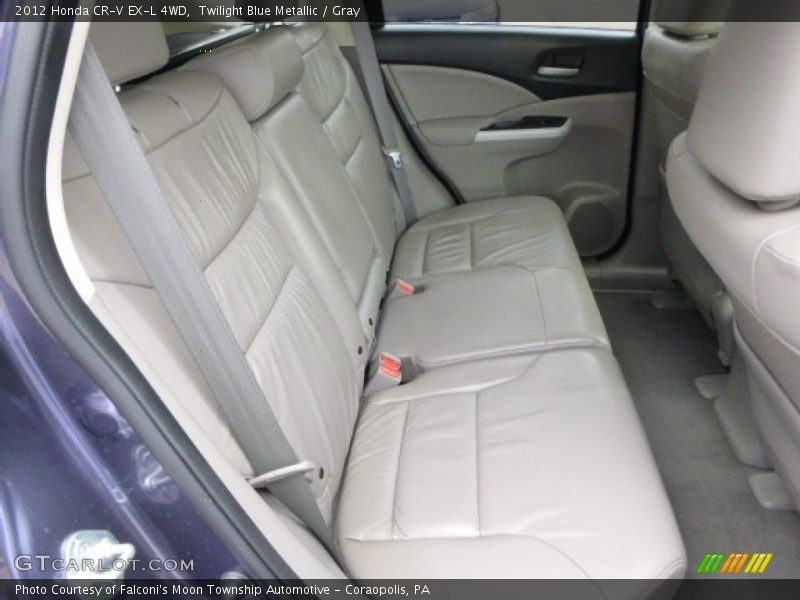 Twilight Blue Metallic / Gray 2012 Honda CR-V EX-L 4WD
