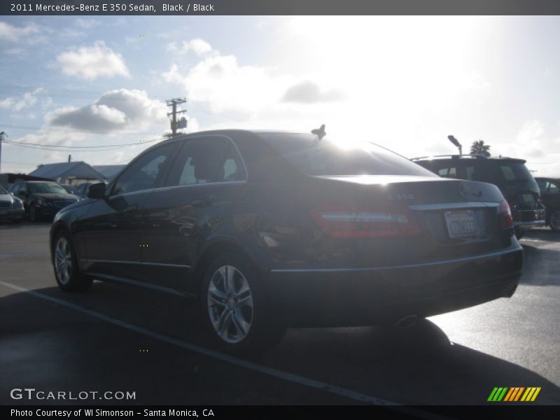 Black / Black 2011 Mercedes-Benz E 350 Sedan