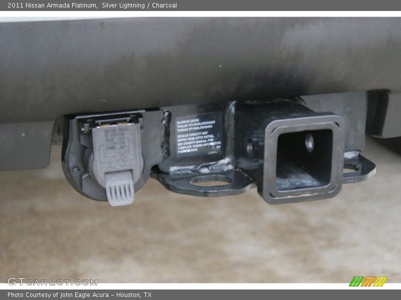 Silver Lightning / Charcoal 2011 Nissan Armada Platinum