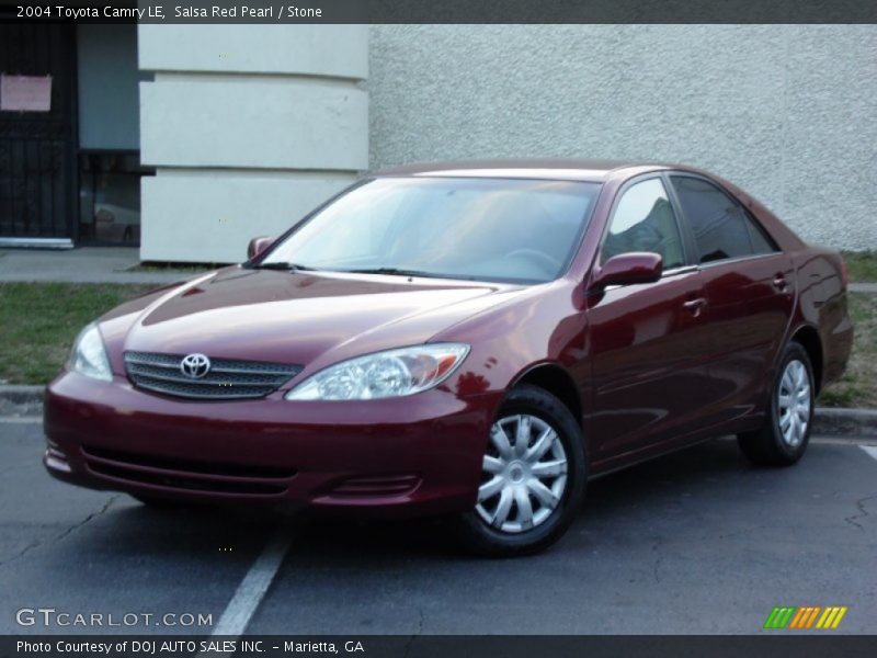 Salsa Red Pearl / Stone 2004 Toyota Camry LE