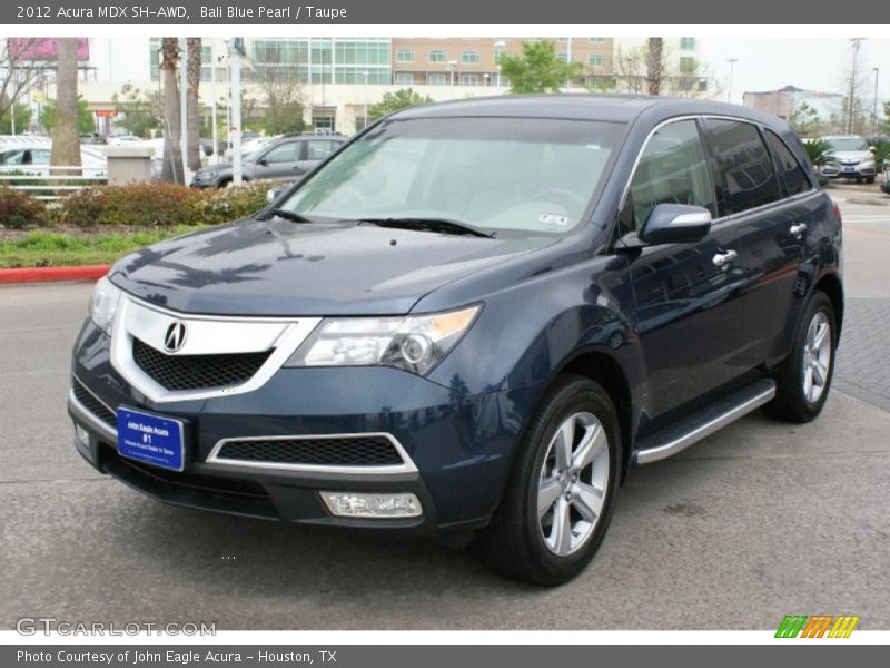 Bali Blue Pearl / Taupe 2012 Acura MDX SH-AWD