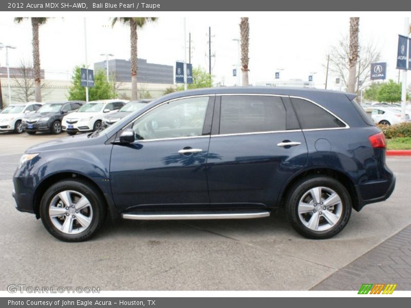 Bali Blue Pearl / Taupe 2012 Acura MDX SH-AWD