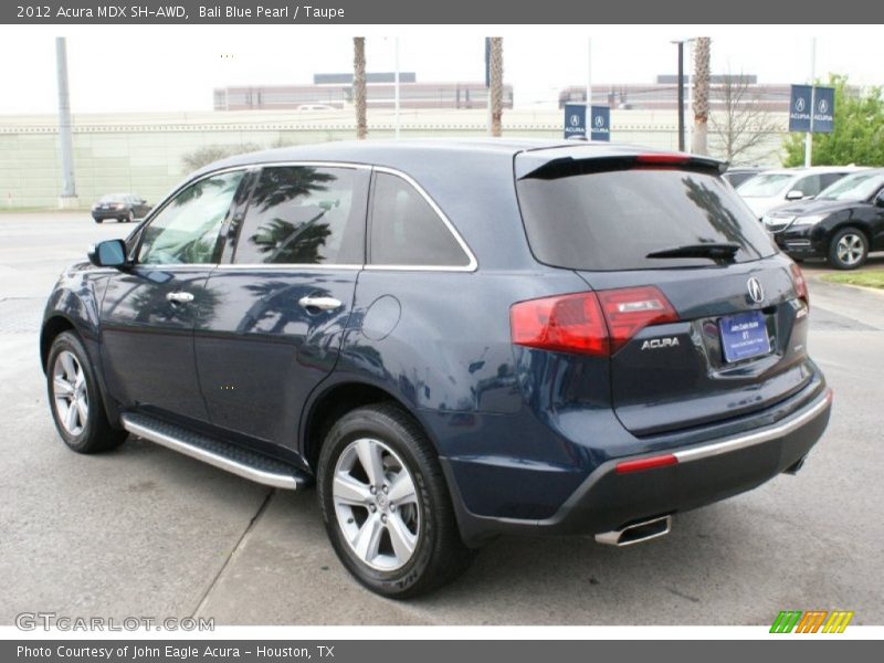 Bali Blue Pearl / Taupe 2012 Acura MDX SH-AWD