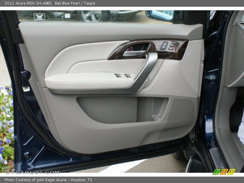 Bali Blue Pearl / Taupe 2012 Acura MDX SH-AWD