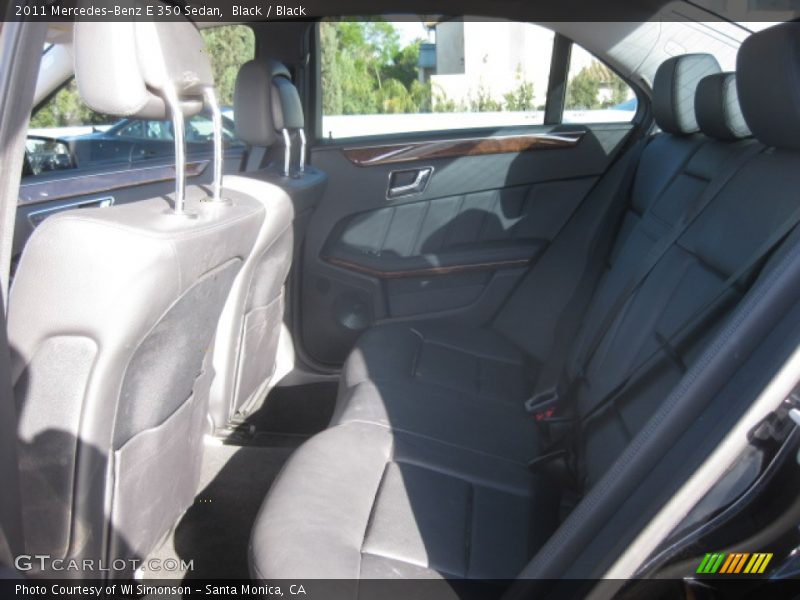 Black / Black 2011 Mercedes-Benz E 350 Sedan