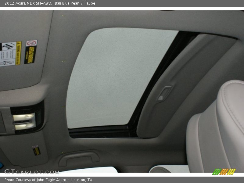 Bali Blue Pearl / Taupe 2012 Acura MDX SH-AWD