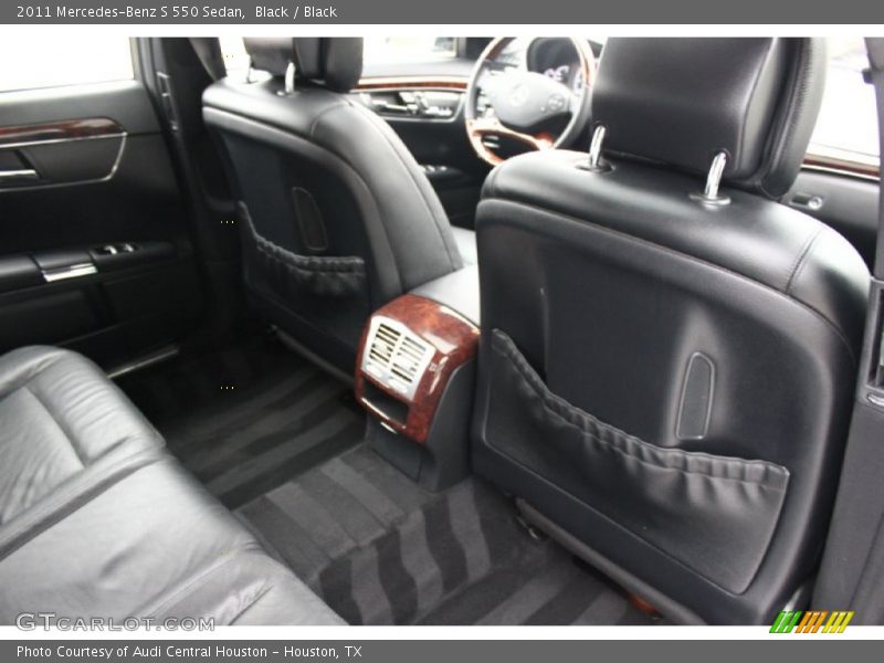 Black / Black 2011 Mercedes-Benz S 550 Sedan