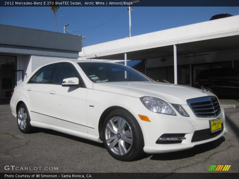Arctic White / Almond/Black 2012 Mercedes-Benz E 350 BlueTEC Sedan