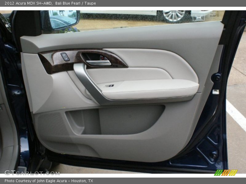 Bali Blue Pearl / Taupe 2012 Acura MDX SH-AWD