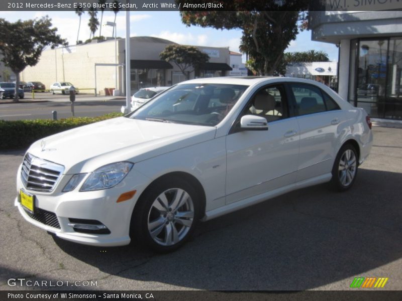 Arctic White / Almond/Black 2012 Mercedes-Benz E 350 BlueTEC Sedan