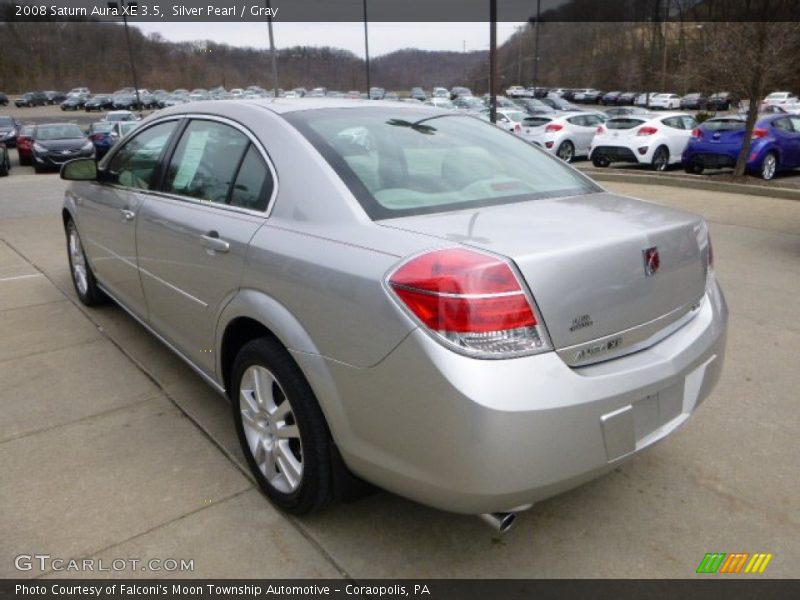 Silver Pearl / Gray 2008 Saturn Aura XE 3.5