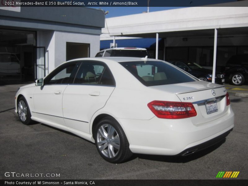 Arctic White / Almond/Black 2012 Mercedes-Benz E 350 BlueTEC Sedan
