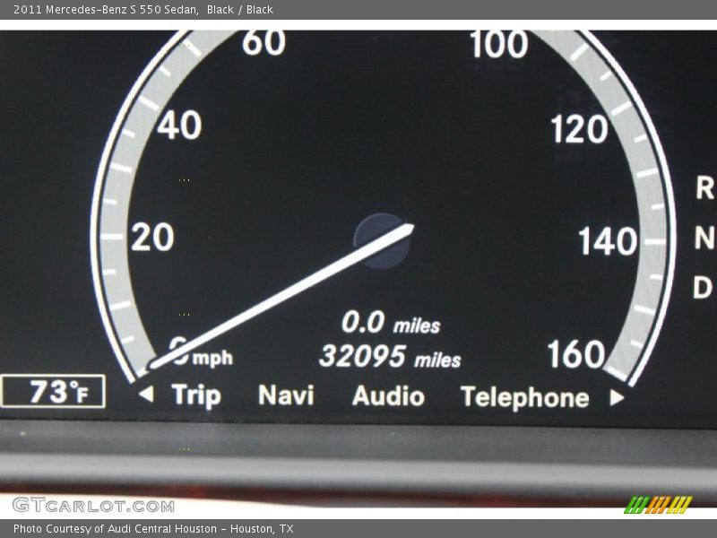 Black / Black 2011 Mercedes-Benz S 550 Sedan