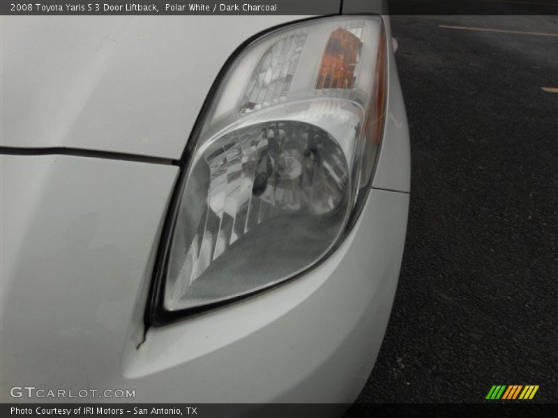 Polar White / Dark Charcoal 2008 Toyota Yaris S 3 Door Liftback