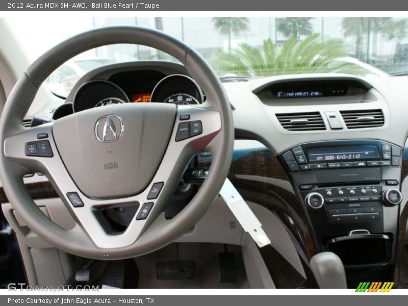 Bali Blue Pearl / Taupe 2012 Acura MDX SH-AWD