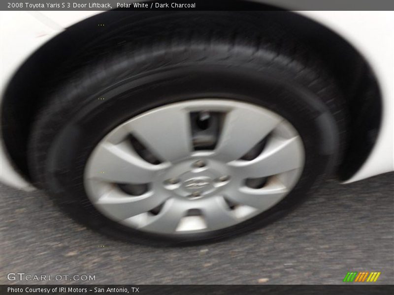 Polar White / Dark Charcoal 2008 Toyota Yaris S 3 Door Liftback