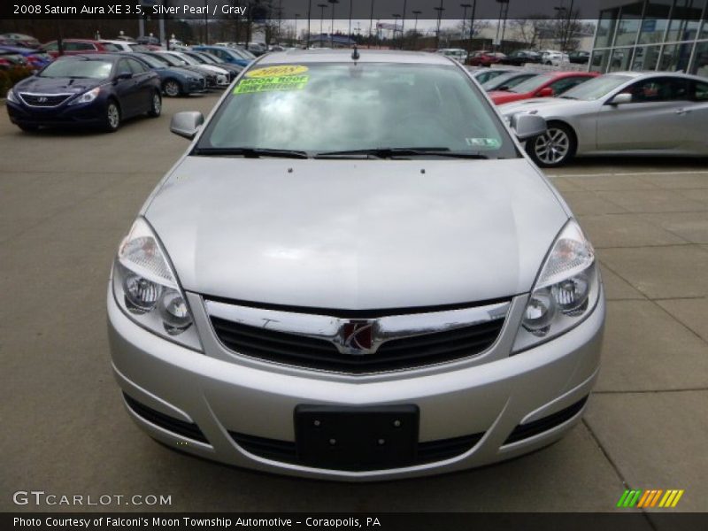 Silver Pearl / Gray 2008 Saturn Aura XE 3.5