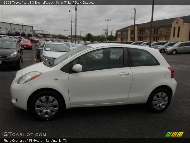 Polar White / Dark Charcoal 2008 Toyota Yaris S 3 Door Liftback