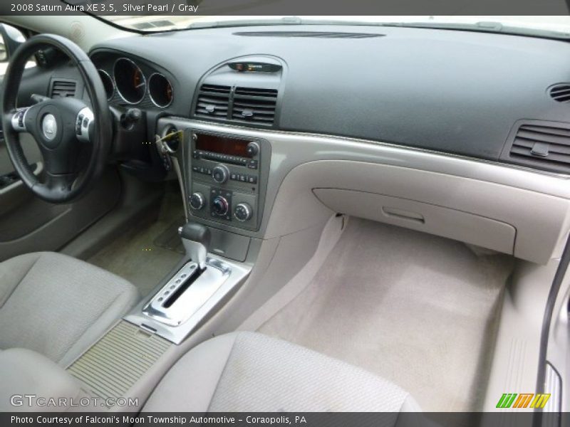 Silver Pearl / Gray 2008 Saturn Aura XE 3.5