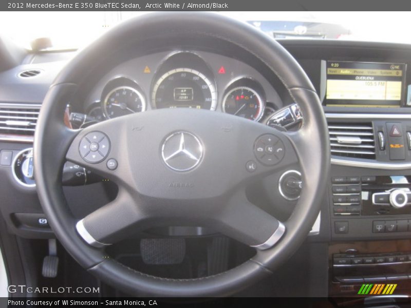 Arctic White / Almond/Black 2012 Mercedes-Benz E 350 BlueTEC Sedan