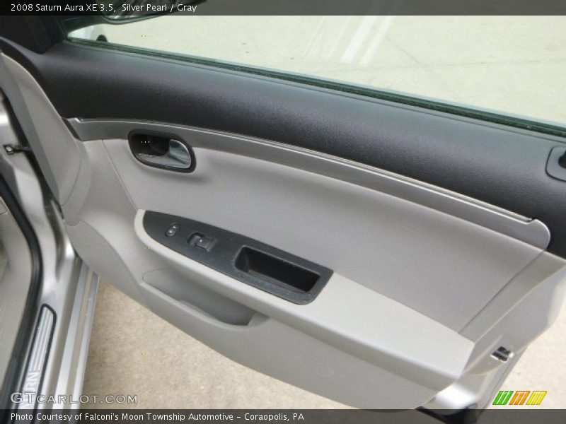 Silver Pearl / Gray 2008 Saturn Aura XE 3.5