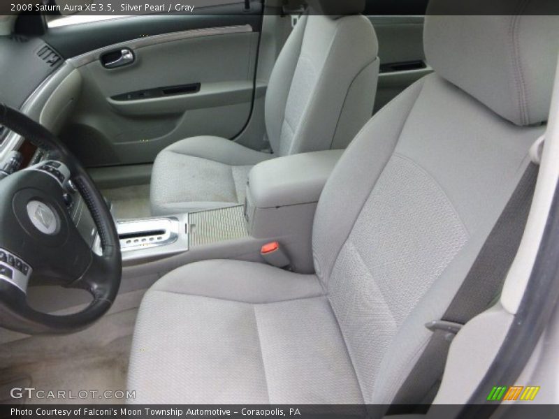 Silver Pearl / Gray 2008 Saturn Aura XE 3.5