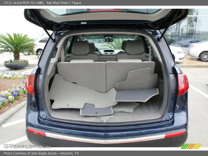Bali Blue Pearl / Taupe 2012 Acura MDX SH-AWD