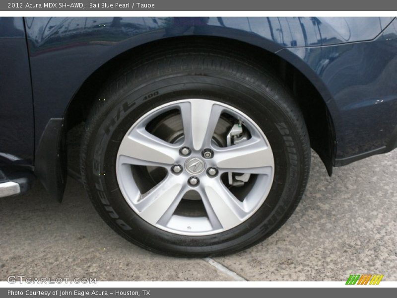 Bali Blue Pearl / Taupe 2012 Acura MDX SH-AWD