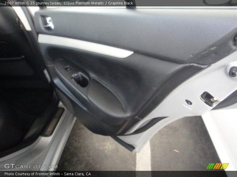 Liquid Platinum Metallic / Graphite Black 2007 Infiniti G 35 Journey Sedan