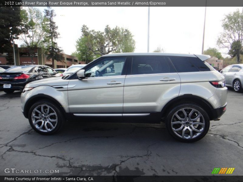 Ipanema Sand Metallic / Almond/Espresso 2012 Land Rover Range Rover Evoque Prestige
