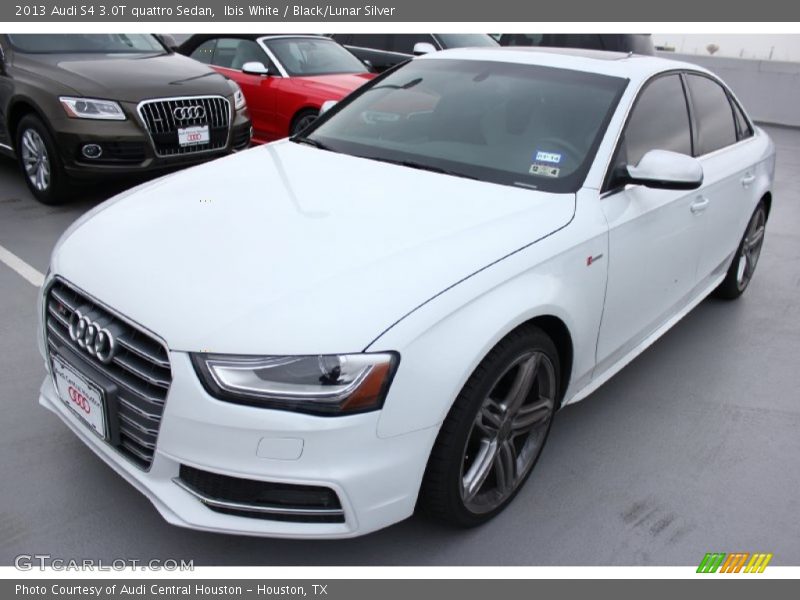 Ibis White / Black/Lunar Silver 2013 Audi S4 3.0T quattro Sedan