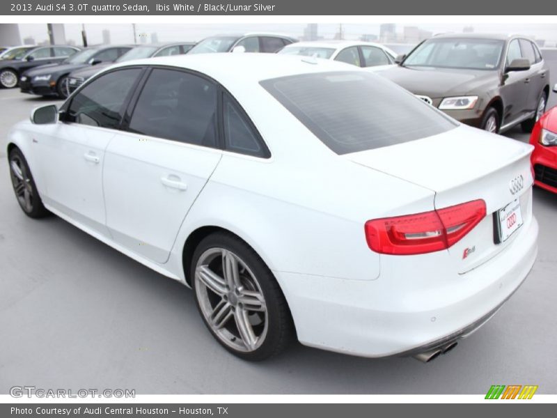 Ibis White / Black/Lunar Silver 2013 Audi S4 3.0T quattro Sedan