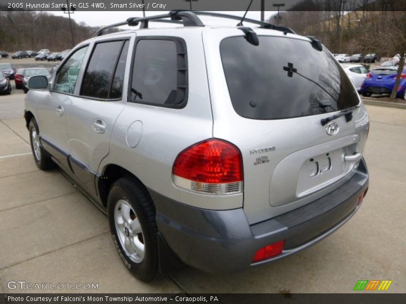 Smart Silver / Gray 2005 Hyundai Santa Fe GLS 4WD