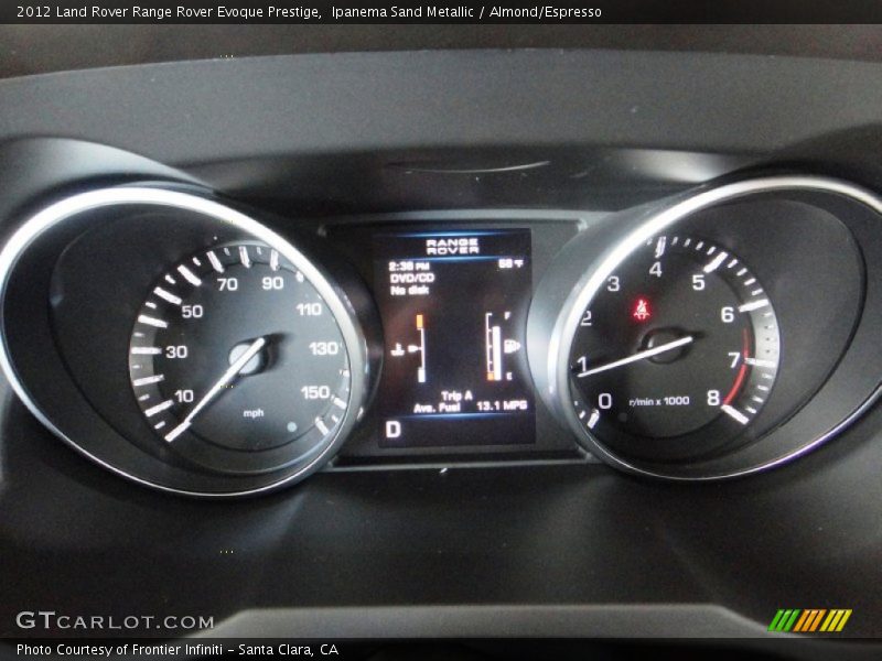 Ipanema Sand Metallic / Almond/Espresso 2012 Land Rover Range Rover Evoque Prestige