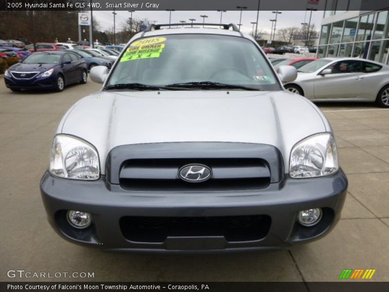 Smart Silver / Gray 2005 Hyundai Santa Fe GLS 4WD